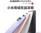 Le Xiaomi Civi 5 Pro sera disponible en quatre couleurs. (Source de l'image : Xiaomi)