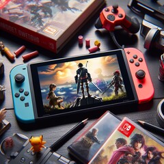 La Nintendo Switch s'est vendue à 139 millions d'unités à ce jour. (Source : Image générée avec AI)