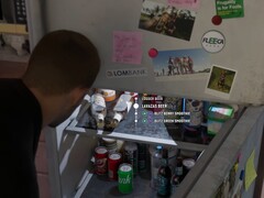 Jason cherche une boisson dans le frigo dans GTA 6.