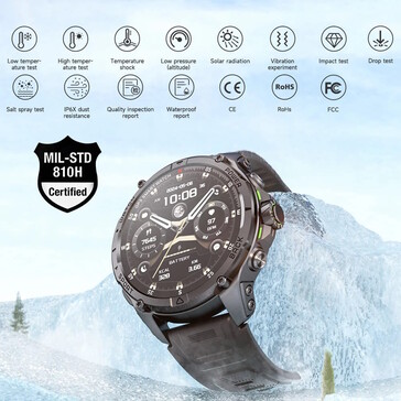 La smartwatch est annoncée comme durable à bien des égards. (Source de l'image : Kumi)