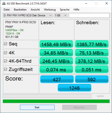 AS SSD avec son propre câble USB