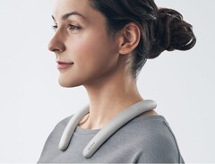 Sony peut parfois être assez excentrique dans la conception de ses produits, comme le montre son nouveau Neckband Speaker. (Image : Sony)