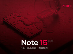 L'un des nouveaux smartphones Redmi Note 15 Pro de Xiaomi face vers le haut, révélant son écran plat. (Source de l'image : Xiaomi - édité)