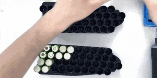 Les piles peuvent simplement être branchées. (Source de l'image : GOUACH Batteries)
