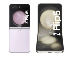 Le Galaxy Z Flip devrait, selon les rumeurs, être disponible avec 512 Go de stockage en Europe pour la première fois cette année. (Source de l&#039;image : @rquandt - édité)
