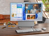 Le dernier Yoga AIO 7 permet aux utilisateurs de changer facilement l'orientation de l'écran en paysage ou en portrait. (Image Source : Lenovo)