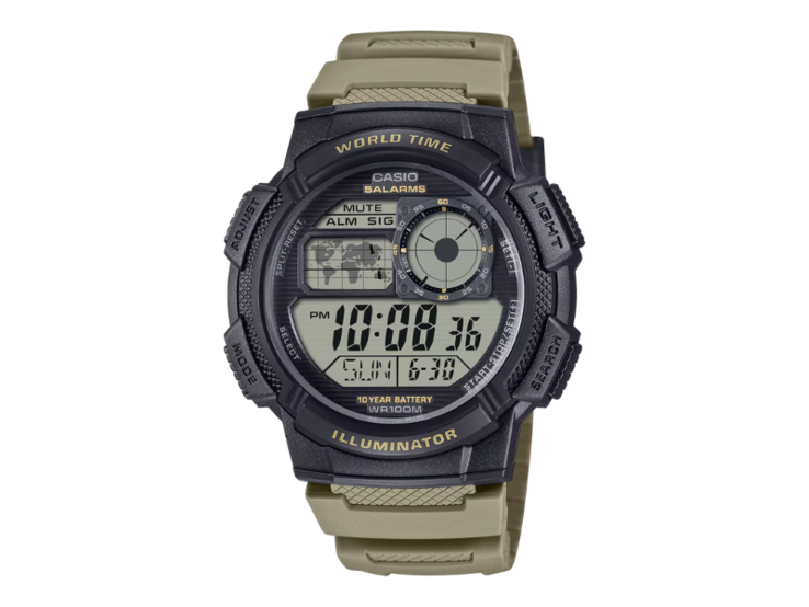 La montre Casio AE1000W-5AV. (Source de l'image : Casio)