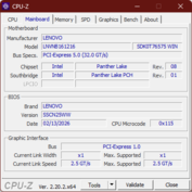 CPU-Z Carte mère