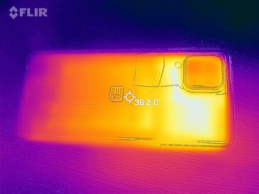 Carte thermique - dos