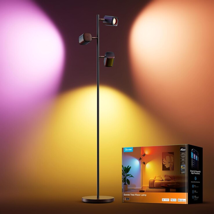 Le lampadaire Govee Tree. (Source de l'image : Govee)