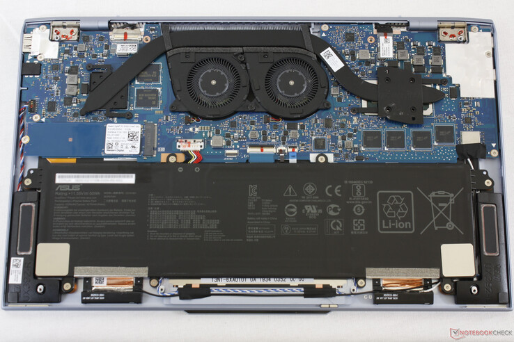 Les ventilateurs du ZenBook UX392 sont situés au centre, comme sur le MateBook X Pro.
