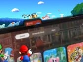 L'interface utilisateur de la Switch 2, créée par des fans, offre une interaction fluide entre les cartes de jeu et la bibliothèque de jeux. (Source de l'image : @NintendogsBS/Nintendo - édité)