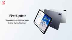 Le Pad 3 bénéficie déjà d&#039;une mise à jour logicielle. (Source de l&#039;image : OnePlus)
