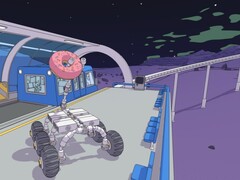 Image montrant un rover sur Mars. (Source de l'image : Shape Shop)