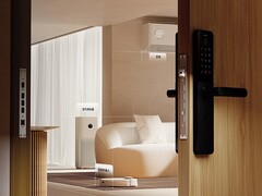 Vous pouvez déverrouiller le Xiaomi Smart Door Lock E10 avec votre empreinte digitale. (Image source : Xiaomi)