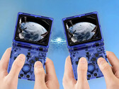 Anbernic s'est appuyé sur les couleurs classiques de Nintendo pour la sortie de la RG35XX SP. (Source de l'image : Anbernic)