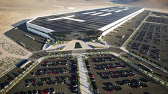 La tentaculaire Gigafactory dans le Nevada (image : Tesla)