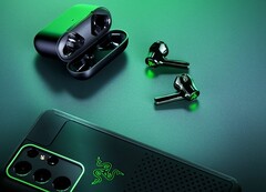 Les derniers écouteurs Hammerhead TWS X de Razer sont destinés aux joueurs et disposent d&#039;un mode de jeu à faible latence de 60 ms. (Image : Razer)