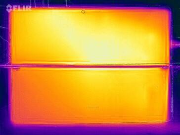 Test de résistance avec carte thermique (arrière)