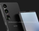 Selon les rumeurs, le Xperia 1 VI serait plus court mais plus large que l'actuel Xperia 1 V. (Image source : @OnLeaks & Android Headlines)