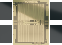 AMD Instinct MI100 - Die Shot. (Source de l'image : AMD)