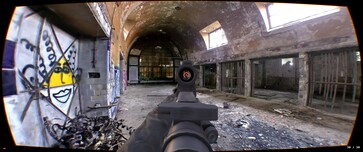 Ci-contre : Capture d'écran de la démo 3D Gaussian Splatting basée sur un navigateur.