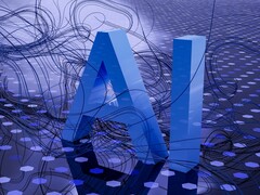 Une image décorative qui écrit &quot;AI&quot; (Source de l&#039;image : Steve Johnson via Unsplash ; recadré)
