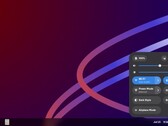 Le bureau Linux Oreon 10 live avec le panneau de configuration est présenté 