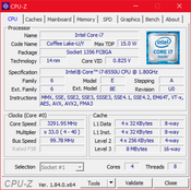 Lenovo Yoga 730 - CPU-Z.