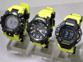 De gauche à droite, le Casio GW-9500MRY-1A9 Mudman, GR-B300RY-1A9 GravityMaster, GPR-H1000RY-1A9 RangeMan (Source de l'image : @geesgshock sur Instagram))