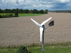 Les cinq premiers prototypes de la petite éolienne légère ont déjà été remis au groupe BBF pour être testés. (Source de l'image : Institut Fraunhofer)