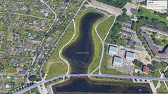 Essai du GNSS (41 mm) : tour du lac