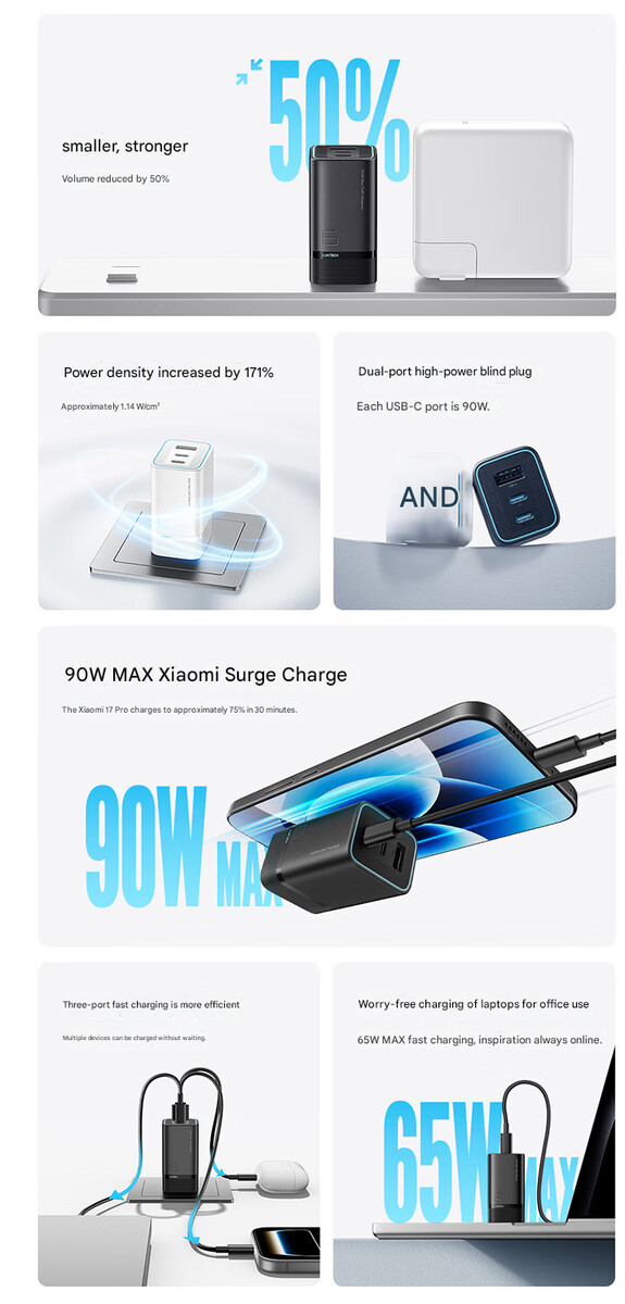 Principales caractéristiques du Cuktech 6 mini (Image source : Cuktech - machine translated)