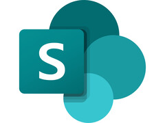 Logo de Microsoft SharePoint sur un fond blanc uni. (Source de l&#039;image : Microsoft)