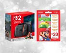 Offre groupée Switch 2 Mario Kart World avec cartes-cadeaux Nintendo eShop (Source des images : Nintendo of America, Sam's Club avec modifications)