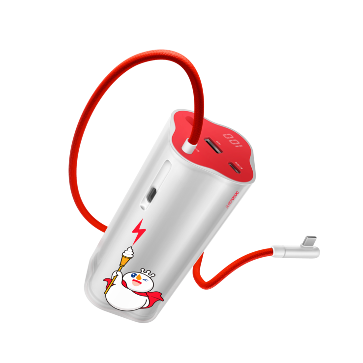 Le OnePlus 150W SuperVOOC Power Bank Snow King Edition. (Source de l'image : OnePlus, édité)