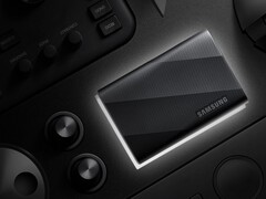 La série Samsung Portable SSD T9 offre des vitesses de lecture/écriture allant jusqu'à 2 000 Mo/s. (Source de l'image : Samsung)