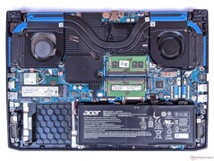 Acer Predator Triton 300 - options de maintenance