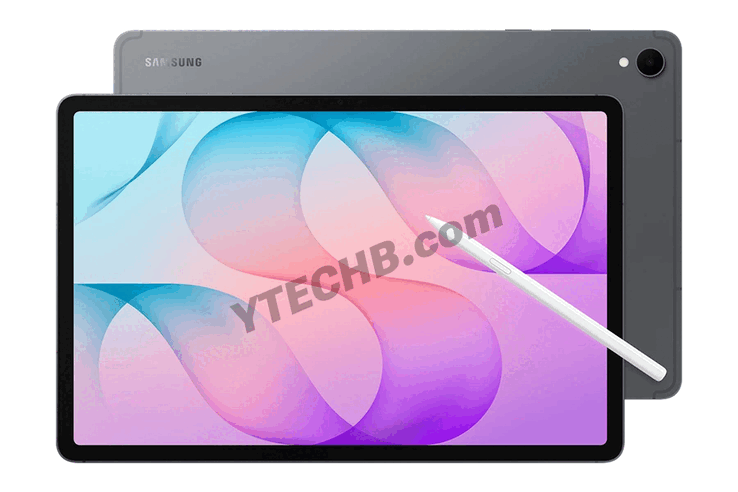 Image divulguée de la Galaxy Tab S12+ en finition grise