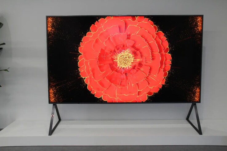 Écran BOE 110 pouces 8K 120 Hz. (Source d'image : BOE)