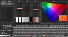 CalMAN : ColorChecker (calibré)