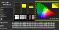 CalMAN - ColorChecker (étalonné)