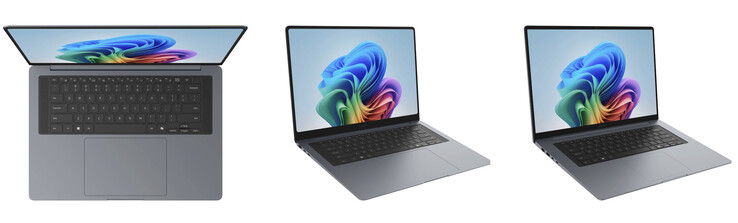 Le Galaxy Book6 Ultra, le Galaxy Book6 Pro et le Galaxy Book6 de gauche à droite. (Source de l'image : Samsung - édité)
