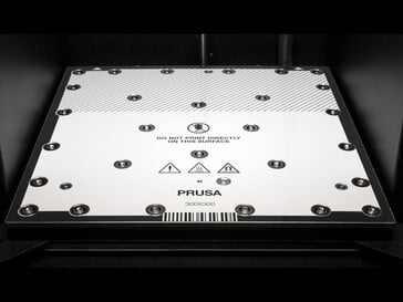 Le lit chauffant amélioré de la Core One L. (Image source : Prusa)