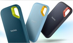 Offres actuelles de disques SSD portables (Source d'image : Western Digital)