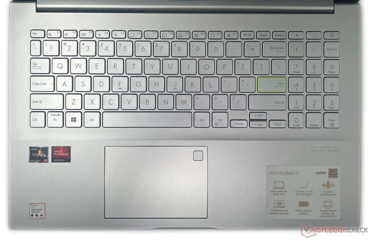 Le pavé tactile du VivoBook 15 KM513 est un peu étroit