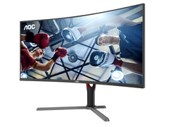 Le dernier moniteur de jeu 34 pouces d'AOC combine une résolution de 1440p avec un taux de rafraîchissement de 180 Hz. (Source de l'image : AOC)