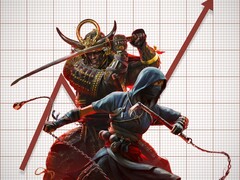 Tableau des ventes d'Assassin's Creed Shadows (Image source : Ubisoft, Freepik)