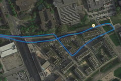 GPS Moto One Vision - En ville.