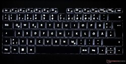 Rétro-éclairage du clavier à deux niveaux